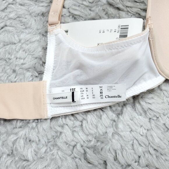 Chantelle C Ideal Back Smoothing Underwire Bra C19510 Beige Nude Size 30DD 30E - Picture 5 of 7